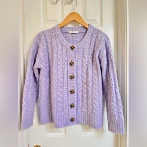 Madewell Lavender Cardigan
